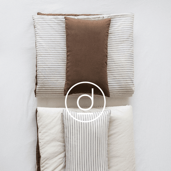 Lightweight blankets draped over furniture for a soothing touch