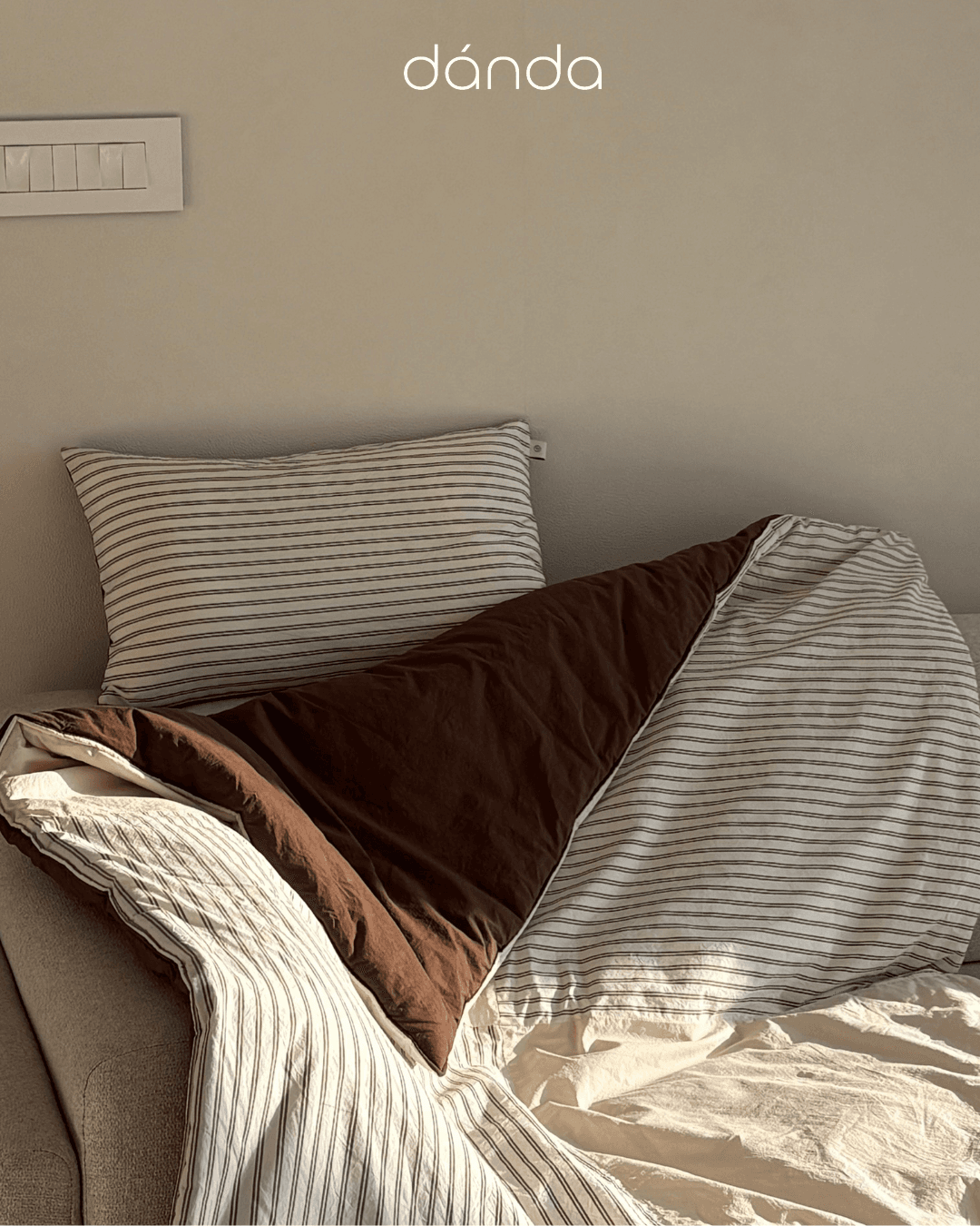 Soft interior atmosphere reflecting the danda home